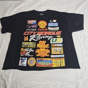 Greyday 2023 City Morgue Racing T Shirt Cropped 1 Inch At The Bottom